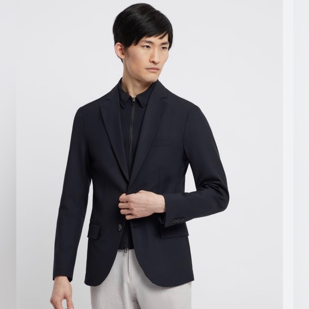 Emporio Armani Blazer Jacket Size 46 black